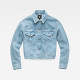 G-Star RAW® 3301  Boyfriend Denim Jacket Medium blue flat front