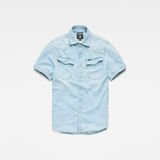 G-Star RAW® 3301 Short Sleeve Straight Shirt Light blue