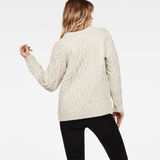G-Star RAW® Aran Knit White model back