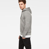 G-Star RAW® Motac-X Hooded Sweater Grey model side