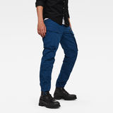 G-Star RAW® Rovic Zip 3D Straight Tapered Pant Dark blue model front