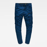 G-Star RAW® Rovic Zip 3D Straight Tapered Pant Azul oscuro flat front