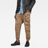 G-Star RAW® Rovic 3D Airforce Relaxed Trousers Beige model front