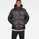 G-Star RAW® Swando Block Hooded Jacket Black model front