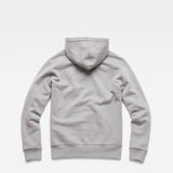 G-Star RAW® Loaq Core Hooded Sweater Grey flat back