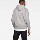 G-Star RAW® Loaq Core Hooded Sweater Grey model back