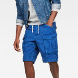 G-Star RAW® Rovic X-Relaxed Trainer Short Medium blue model front