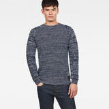 G-Star RAW® Suzaki Knit Donkerblauw model front