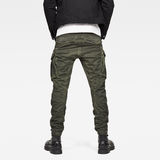 G-Star RAW® Rovic Zip 3D Straight Tapered Pants Green model back