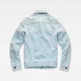 G-Star RAW® 3301 Deconstructed 3D Slim Jacket Medium blue flat back