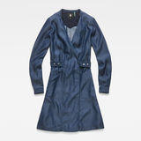 G-Star RAW® Core Wrap Dress Dark blue flat front