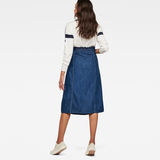 G-Star RAW® Tacoma Zip Paperbag Skirt Dark blue