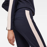 G-Star RAW® D-Staq Stripe Sweatpants Dark blue model back zoom