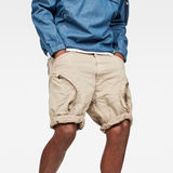 G-Star RAW® Rovic Airforce Relaxed Short Beige model front
