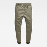 G-Star RAW® Bronson Straight Tapered Trousers Green flat front
