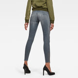 G-Star RAW® Lynn Biker Mid Skinny Ankle Jeans Grey model back