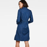 G-Star RAW® Tacoma Zip Straight Flare Dress Dark blue
