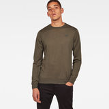 G-Star RAW® Core Knit Green model front
