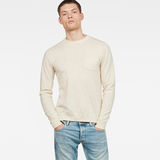 G-Star RAW® Core Pocket Knit White model front
