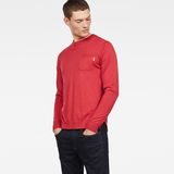 G-Star RAW® Core Pocket Knit Red model side