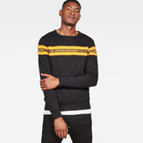 G-Star RAW® Core Sweater Noir model front