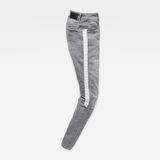 G-Star RAW® Biwes Stripe High Skinny Jeans Grau