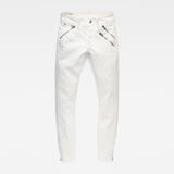 G-Star RAW® Lynn Biker Mid Skinny Ankle Jeans White