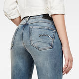 G-Star RAW® 3301 Studs Mid Skinny Jeans Medium blue model back zoom
