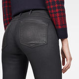 G-Star RAW® 5622 Knee Zip Mid Skinny Jeans Black