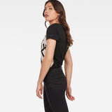 G-Star RAW® Graphic 50 V-Neck T-Shirt Black