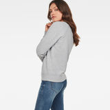 G-Star RAW® Sweater Xzula Art Gris model side