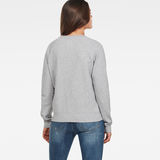 G-Star RAW® Sweater Xzula Art Gris model back