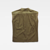 G-Star RAW® Parge Blouse Green flat back