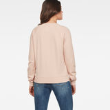 G-Star RAW® Xzula Art Sweater Pink model back