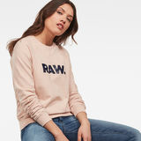 G-Star RAW® Xzula Art Sweater Pink creative shot
