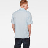 G-Star RAW® XPO Straight Service Shirt Light blue model back zoom