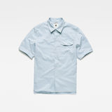 G-Star RAW® XPO Straight Service Shirt Light blue flat front