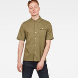 G-Star RAW® XPO Straight Service Shirt Green model front