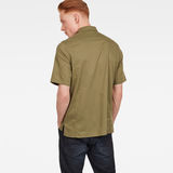 G-Star RAW® XPO Straight Service Shirt Green model back zoom