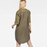 G-Star RAW® Beryl Shirt Dress Green model back