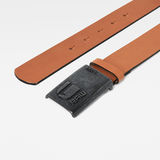 G-Star RAW® Grizzer Pin Belt Brown front flat