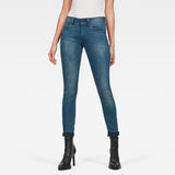G-Star RAW® Lynn Mid Skinny Jeans Green model front