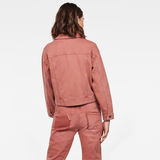 G-Star RAW® 3301 Boyfriend Jacket Earthtrace Pink model back