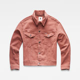 G-Star RAW® 3301 Boyfriend Jacket Earthtrace Pink flat front