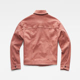 G-Star RAW® 3301 Boyfriend Jacket Earthtrace Pink flat back