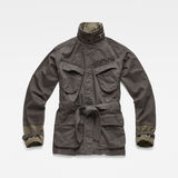 G-Star RAW® Chisel Belted Field Jacket Grey flat front