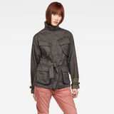 G-Star RAW® Chisel Belted Field Jacket Grey model front