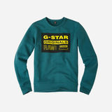 G-Star RAW® Graphic Sweater Green model front