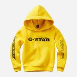 G-Star RAW® Hooded Sweater Yellow model front
