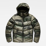 G-Star RAW® Whistler Down Puffer Green flat front